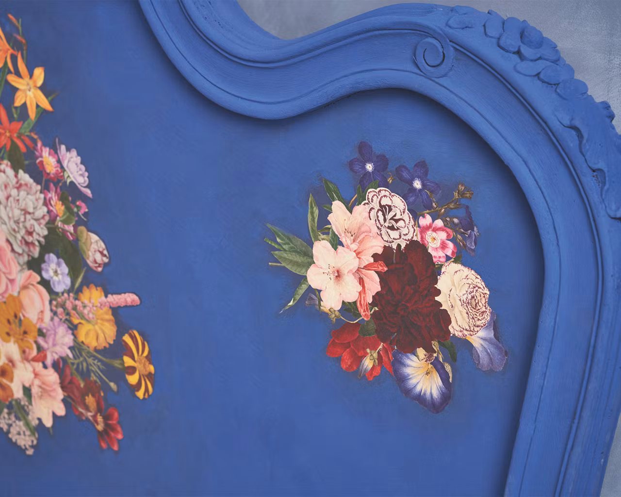 Annie Sloan Decoupagepapper Floribunda närbild