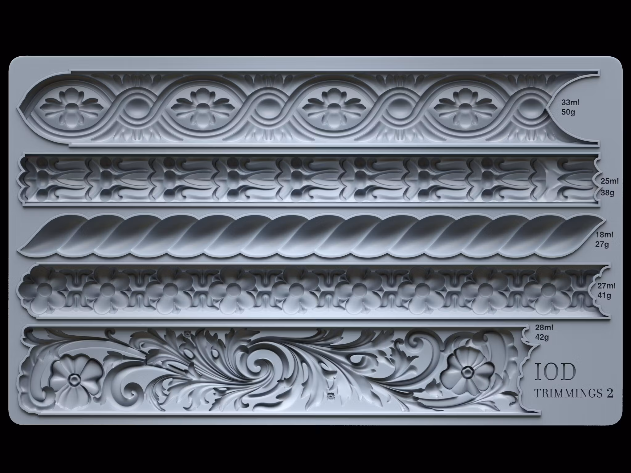 IOD Moulds Trimmings 2
