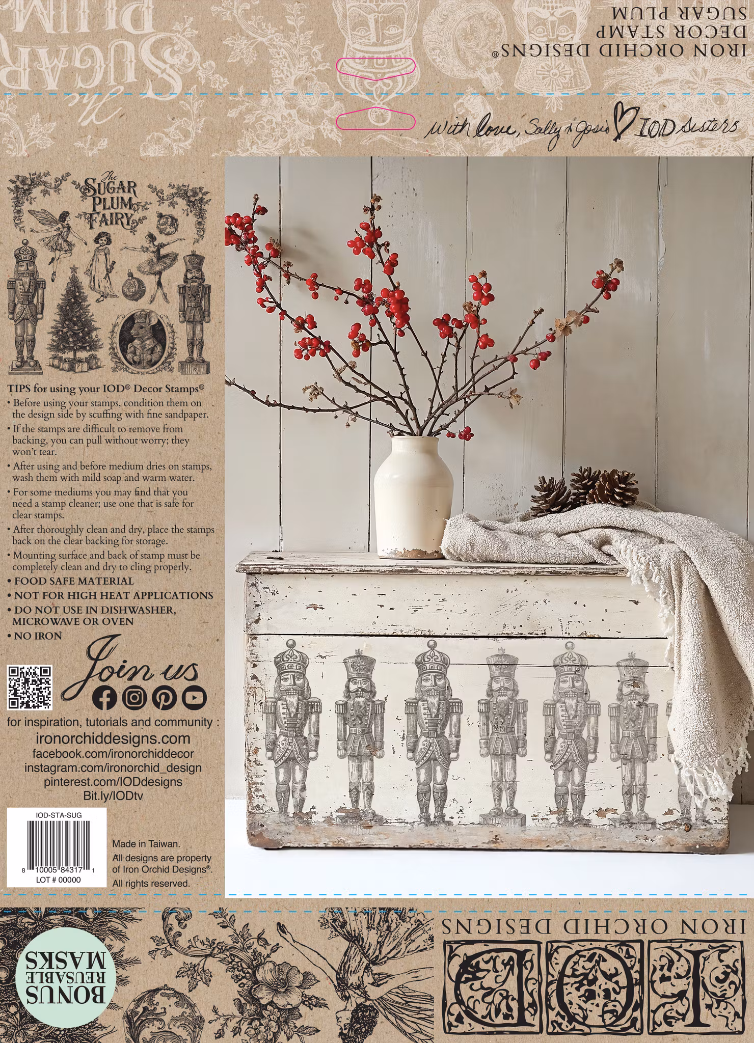 IOD Stamps Sugar Plum Fairy