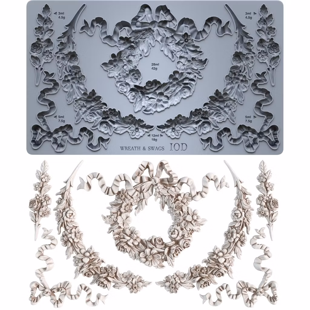 IOD Moulds Wreath & Swags - Kommer snart