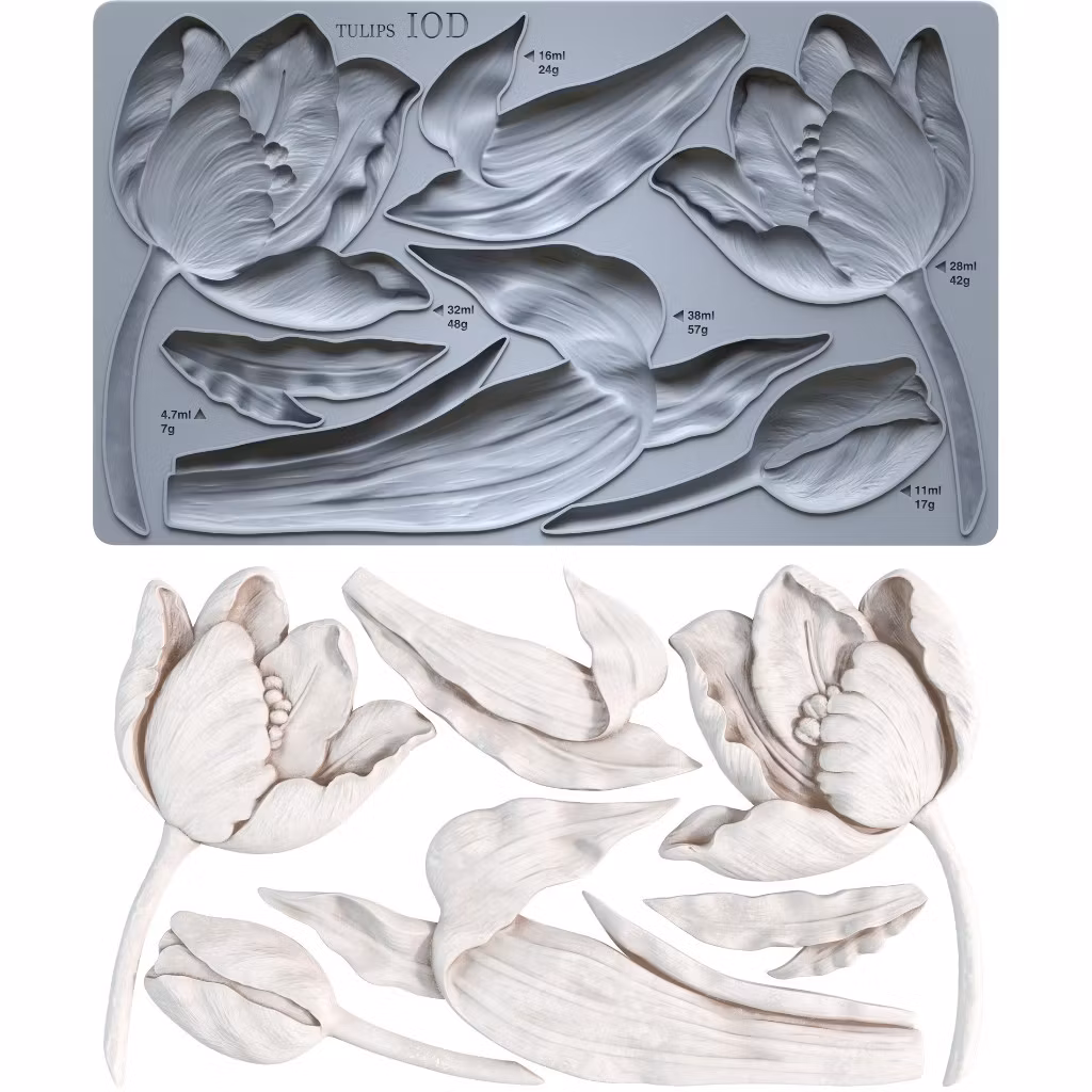 IOD Moulds Tulips - Kommer snart