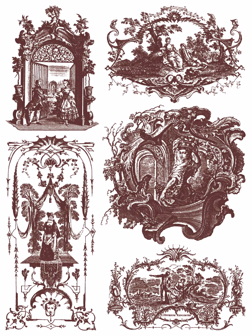 IOD Paint Inlay Hameau de la Reine