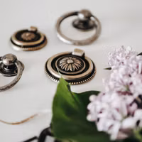 Ringhandtag antik 2 storlekar