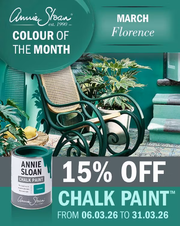 Florence Annie Sloan Chalk Paint - Månadens kulör Mars 15% rabatt