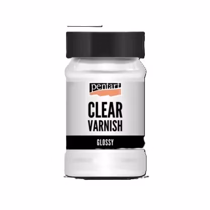 Klar, blank lack - lösningsmedelsbaserat 100 ml