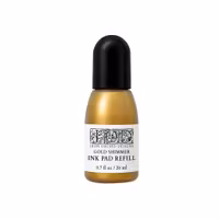 IOD Gold Shimmer pigment Ink Pad Refill 20 ml - på ingång