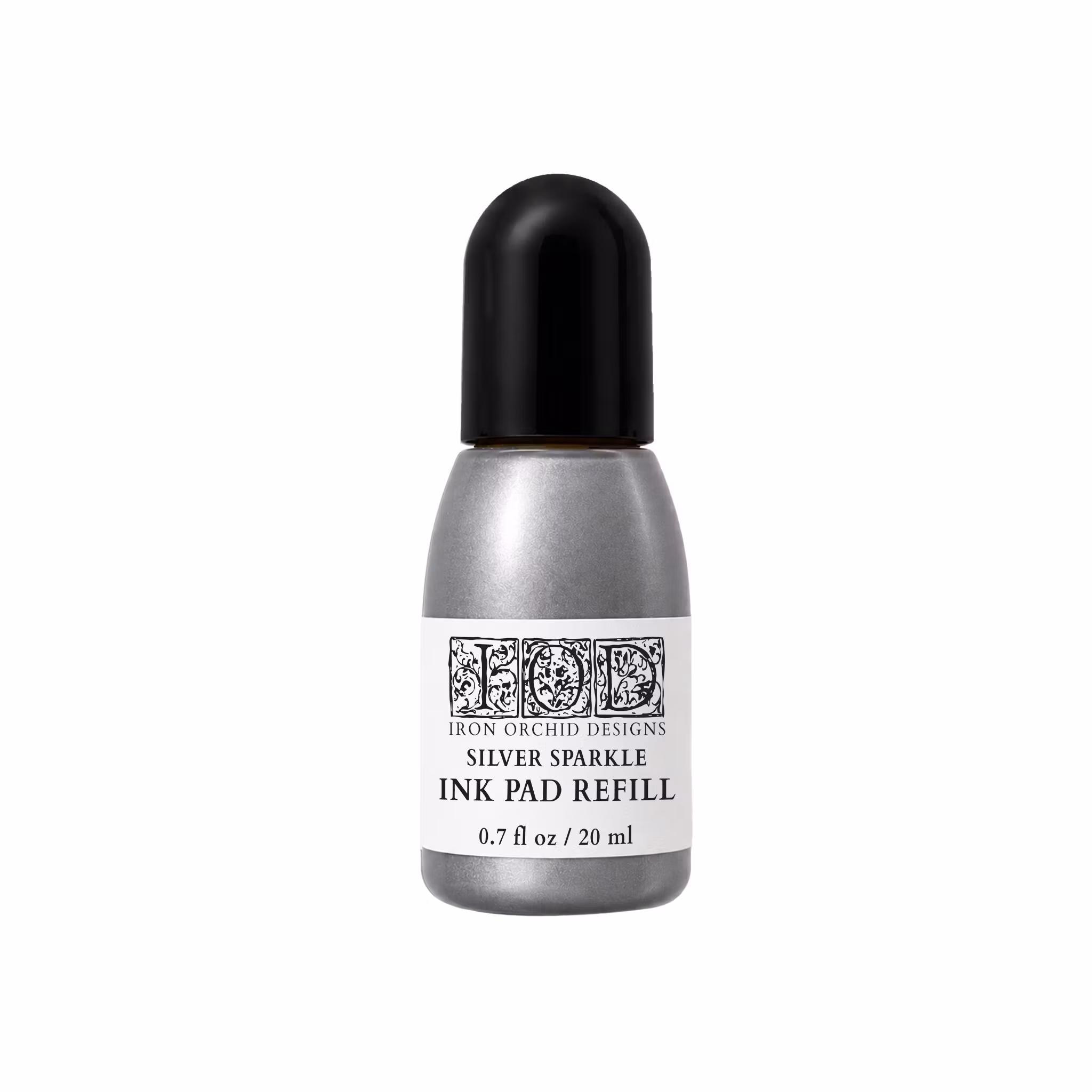 IOD Silver Shimmer pigment Ink Pad Refill 20 ml - på ingång