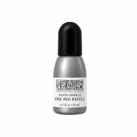 IOD Silver Shimmer pigment Ink Pad Refill 20 ml - på ingång