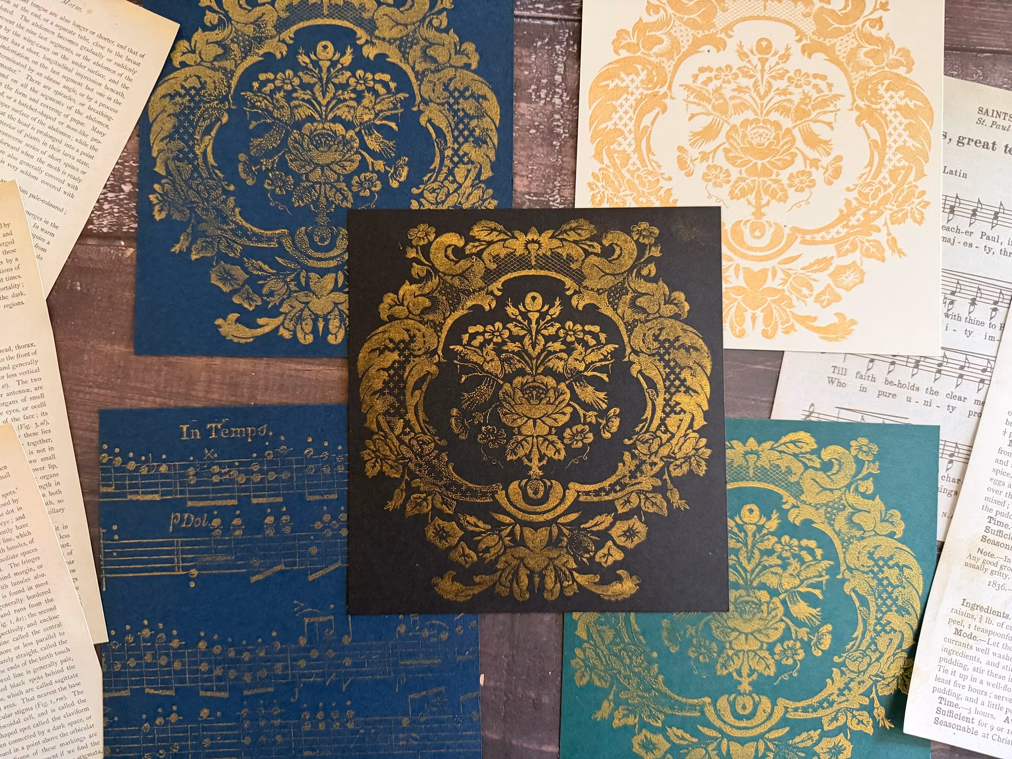 IOD Gold Shimmer pigment Ink Pad Refill 20 ml - på ingång