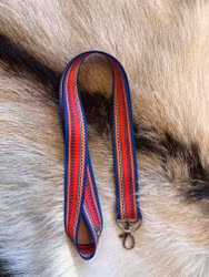 Nyckelband - Blå/Röd