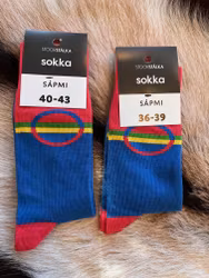 Strumpor - Samiska flaggan