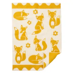 Klippan ullfilt "Fox saffron"