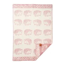 Klippan ullfilt "Hedgehog pink" barn