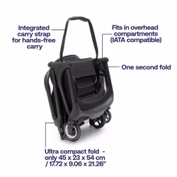 Midnight Black, Bugaboo Butterfly Barnvagn