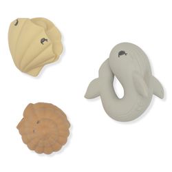 Bath Toys Ocean - Whale / Shell / Clam - Konges Slöjd