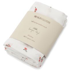 3-pack muslin filtar Bonderose Big - Konges Slöjd
