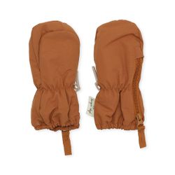 Nohr Snow Mittens Leather Brown- Konges Slöjd