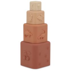 Stapeltorn Silikon Rose Mix - Konges Slöjd