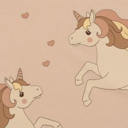 Famo Tee Shifting Sand, Unicorns - Konges Slöjd