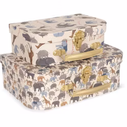 Boxar 2-pack Safari/ Elephantastic - Konges Slöjd