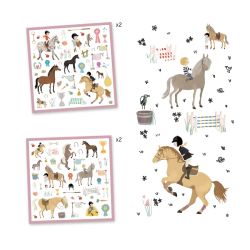 klistermärken/ Stickers Hästar  - Dejco
