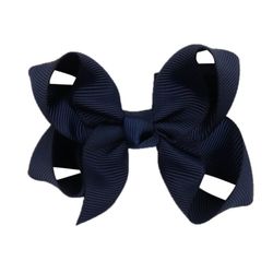 Mörkblå Rosett, medium - Petit Olivia