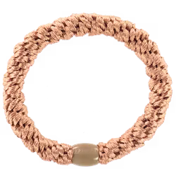 KKNEEKI Hårsnodd, Peach Coral