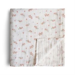 Muslinfilt, Pink Flowers - Mushie