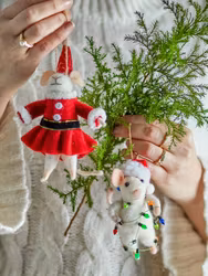 Julgrans möss - Bloomingville