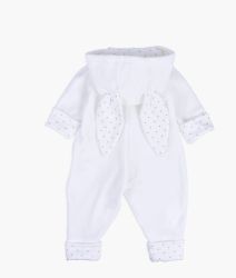 Plush Bunny Overall White/Silver - Livly