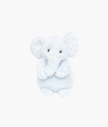 Tiny Elephant Charlie, Blue/Silver - Livly