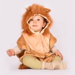 Lejon Cape, Strl 1-4 år
