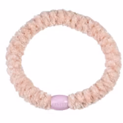 KKNEEKI Hårsnodd, Velvet Dusty Light Pink
