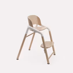 Bugaboo Giraffe-stol - Wood/White