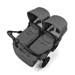 Donkey 6 Tvillingvagn, Moon Grey - Bugaboo