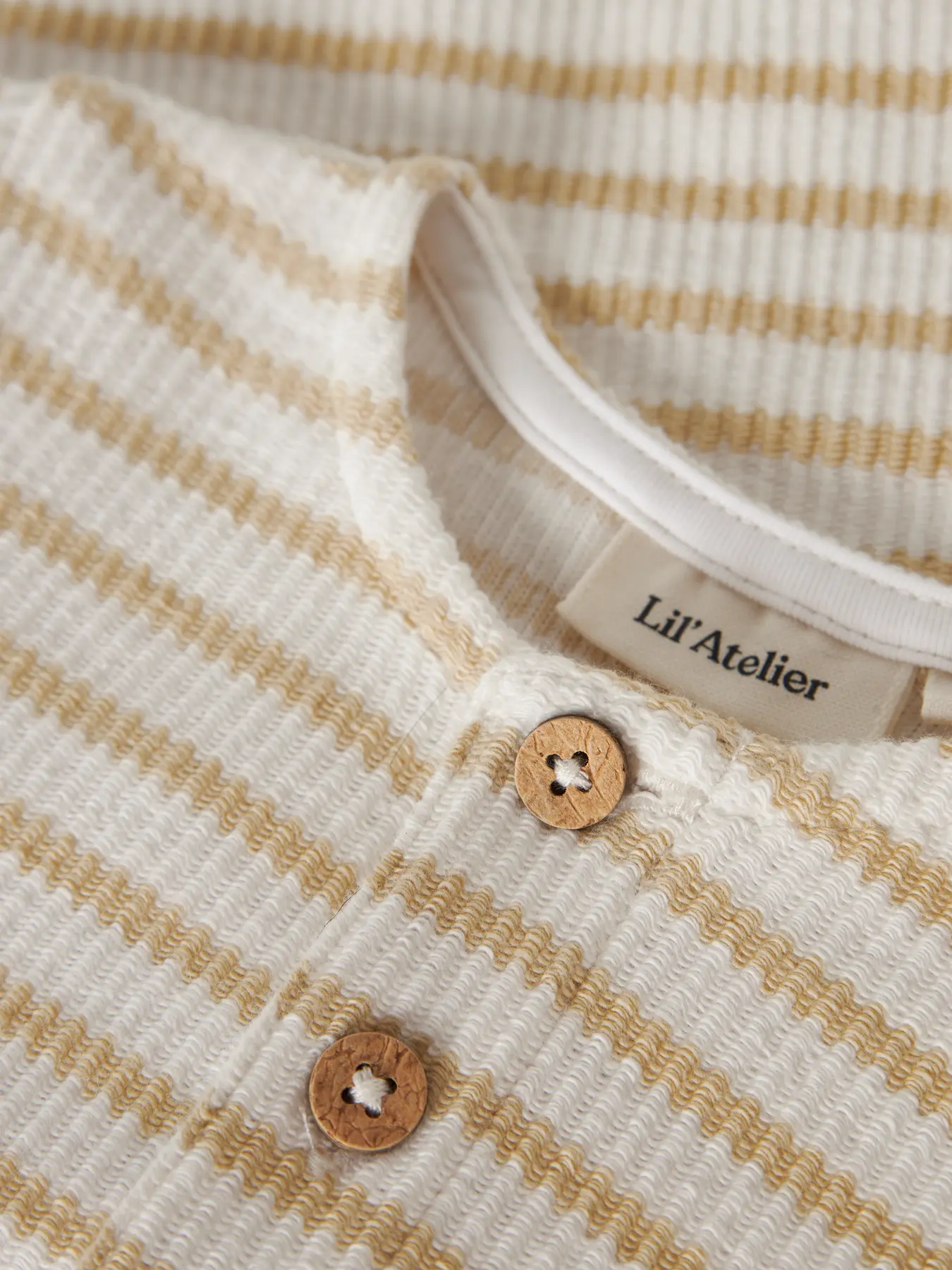 Suit Beige/Vit randig - Lil´Atelier