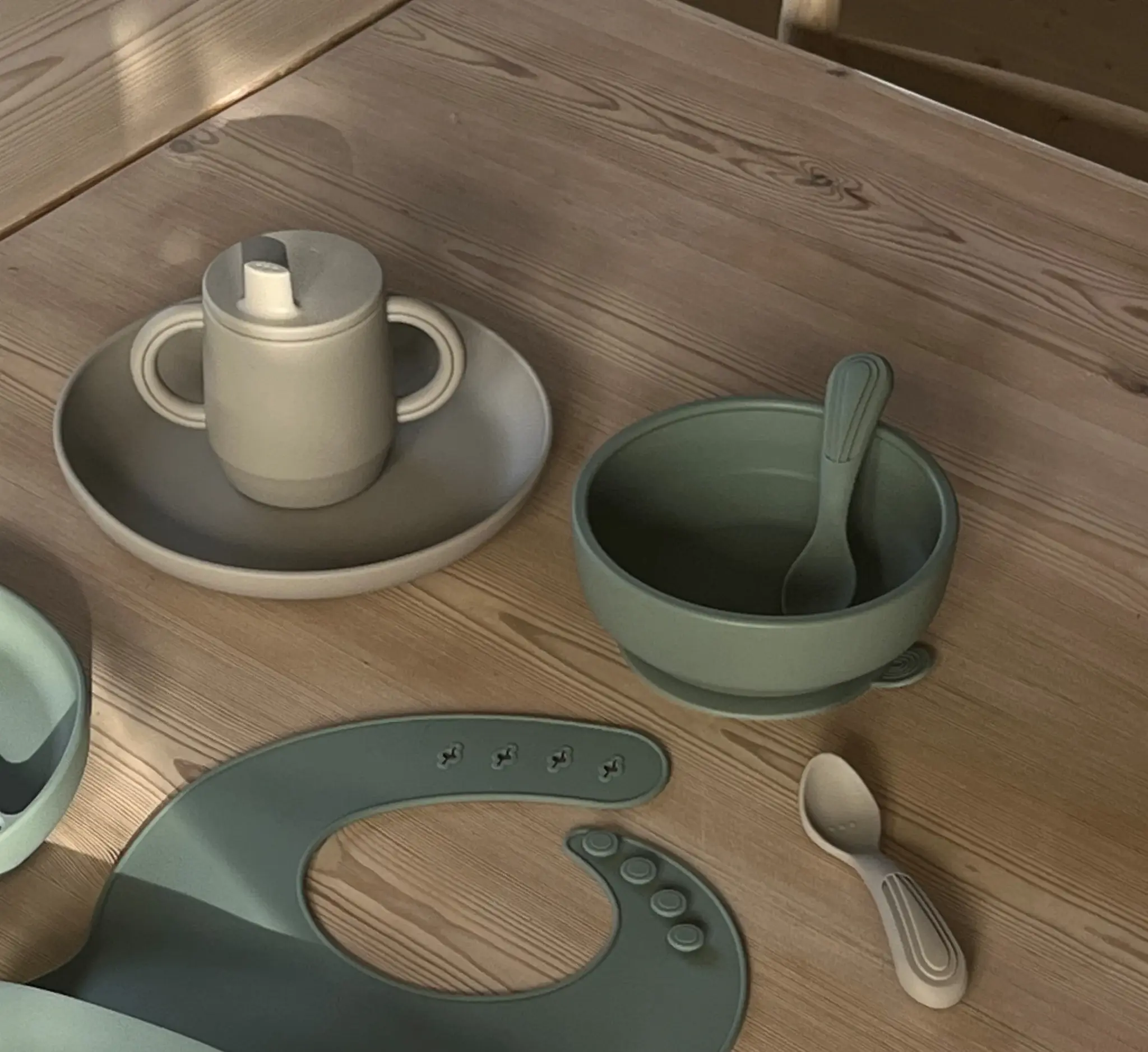 Barnskål, Blue Clay - Atelier Keen