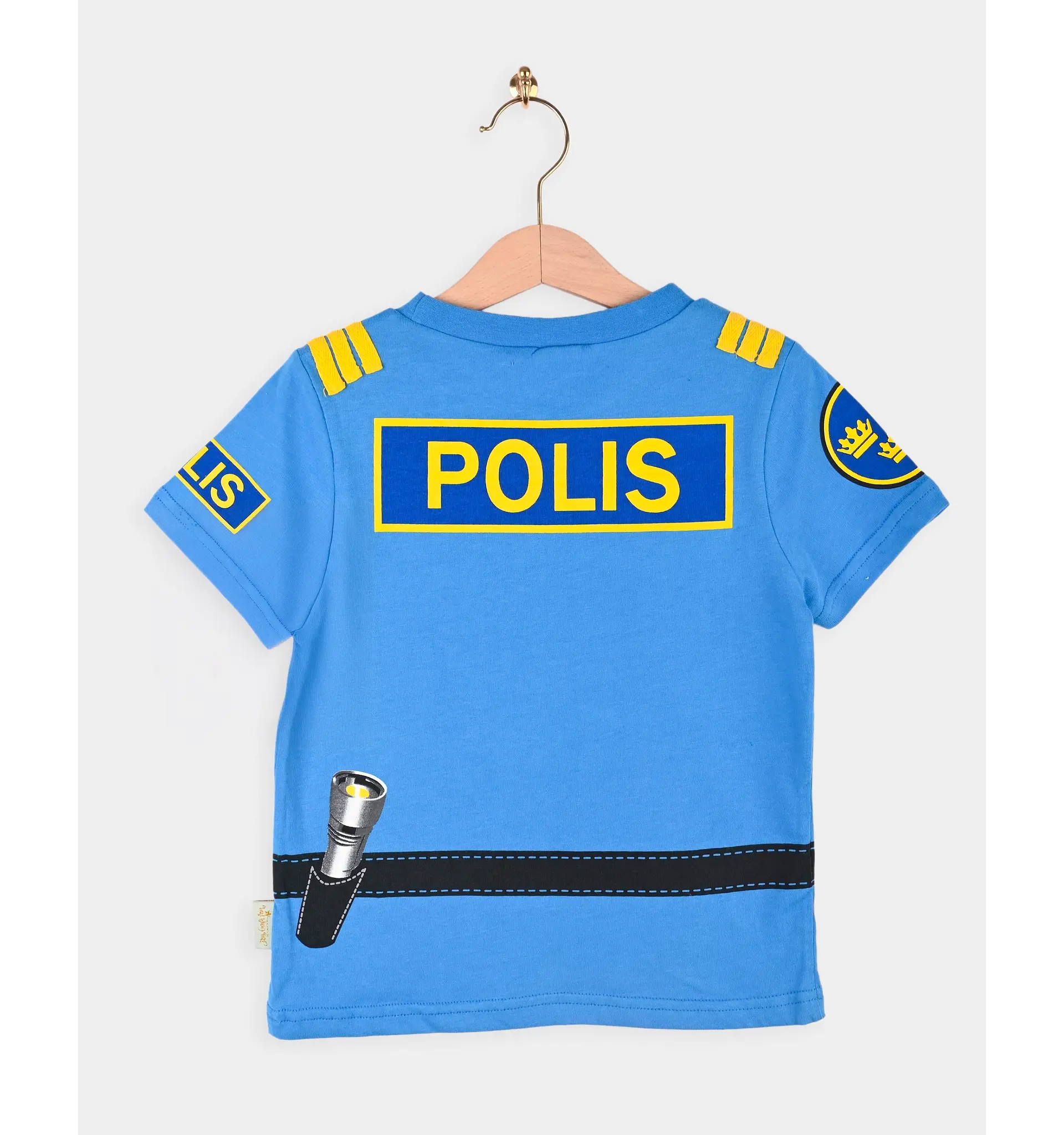 Polis t-shirt, strl 2-4 år