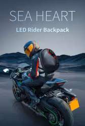 Sea Heart Led Backpack