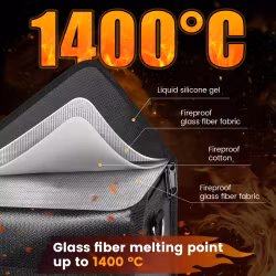 Brandsäker väska för Elcykelbatterier