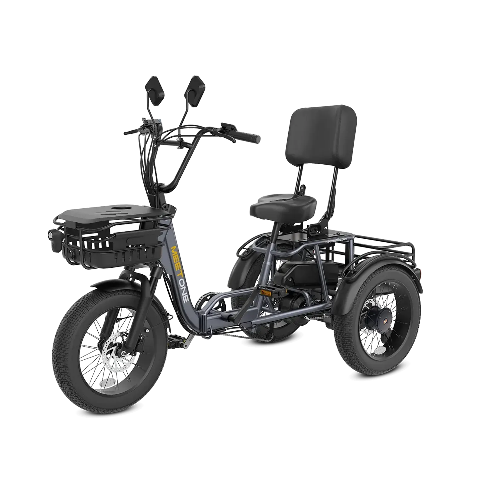 Meet One Breeze Pro – Stabil & Bekväm Trehjulig Elcykel (Upp till 40Ah)