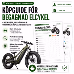 Köpguide för begagnad elcykel – Checklista & felsökning
