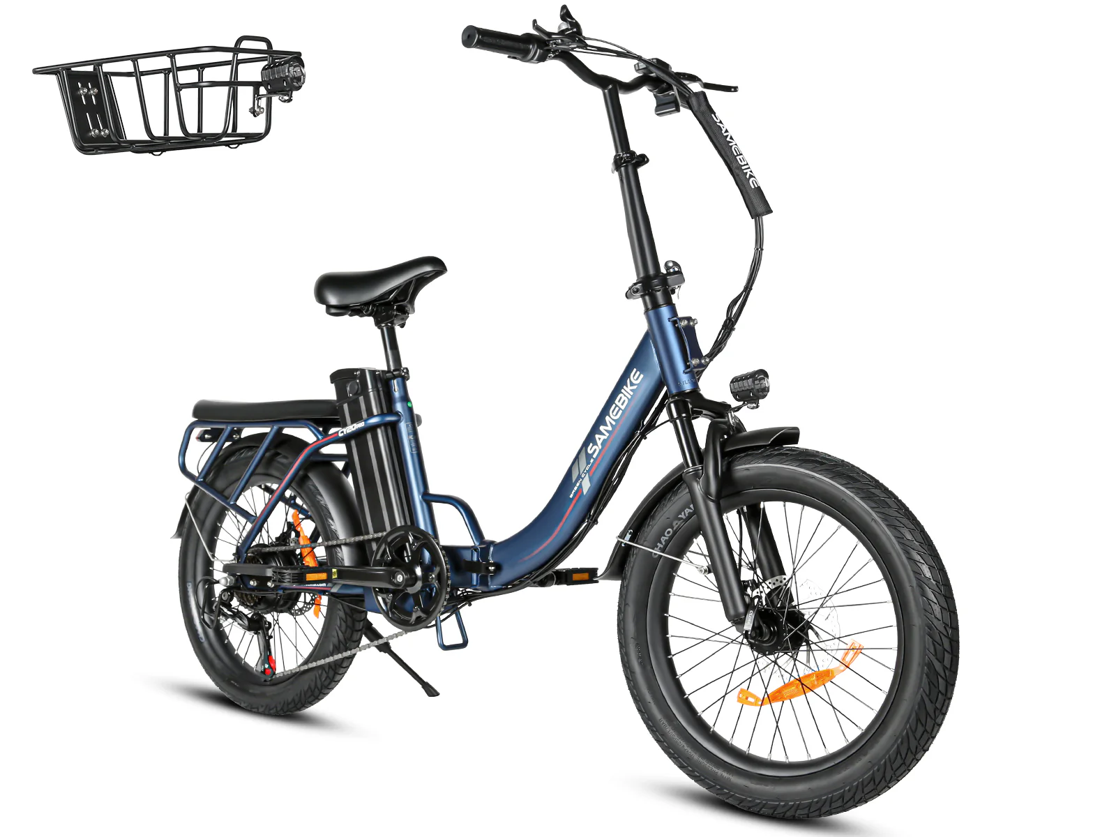 SAMEBIKE CY20 Pro  hopfällbar elcykel med lång räckvidd