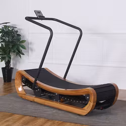 DISSOLVED DC-TDM013 Commercial Wood Curved Treadmill