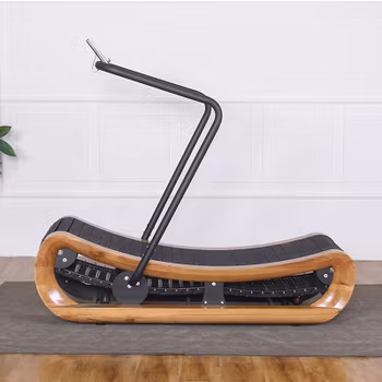 DISSOLVED DC-TDM013 Commercial Wood Curved Treadmill