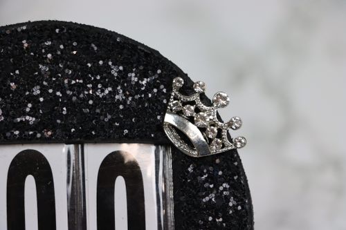 Kungsholmen silver svartglitter