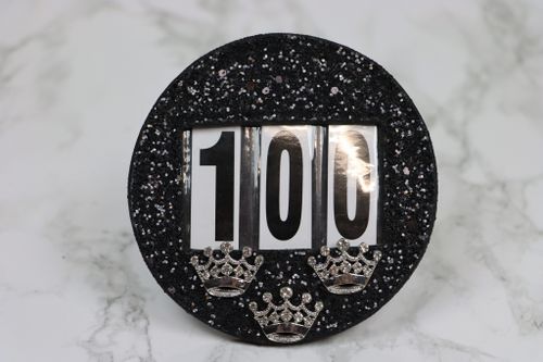 SWE silver svartglitter
