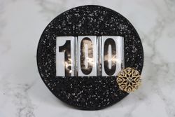 Hulta guld svartglitter