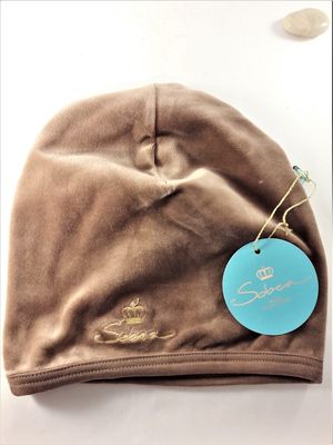 Mössa Sobea, velour, brun
