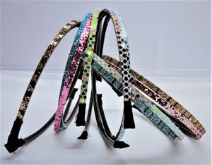 Smalt diadem 10-pack, bredd 5-7 mm, glittrigt
